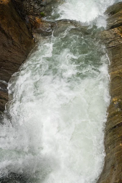 Amazing Cascading Waterfalls Gorges Durnand Switzerland Alps — Stock Photo, Image