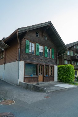 Thun, İsviçre'nin Ortaçağ şehrin muhteşem manzarası