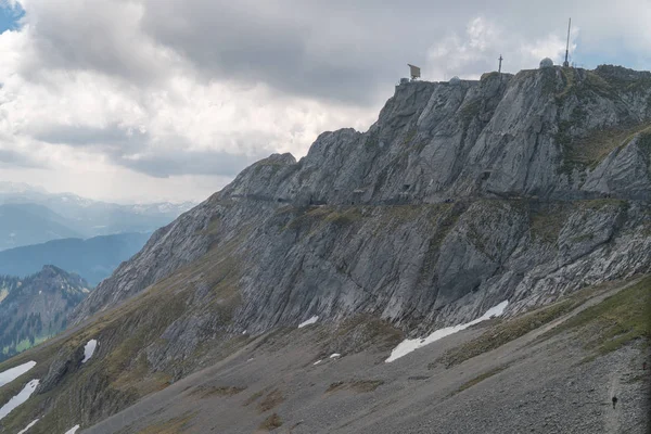 Spektakularne Widoki Góry Pilatus Kulm Szwajcaria — Zdjęcie stockowe