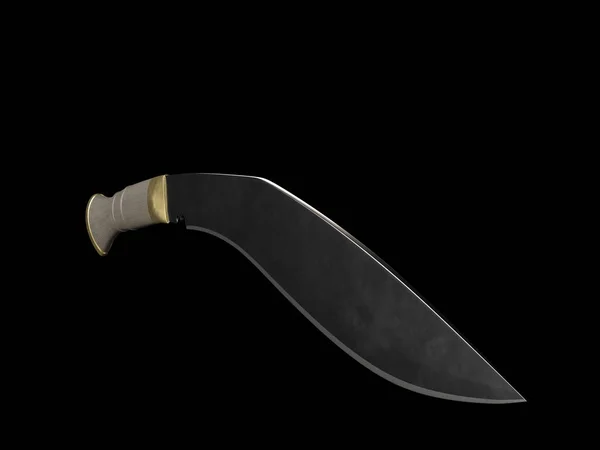 Gurkha Kukri Рендеринг — стоковое фото