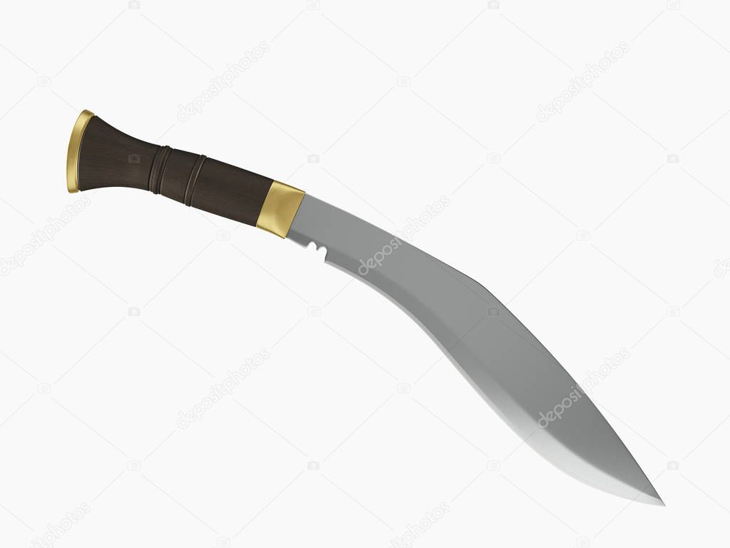 Gurkha kukri - 3D render