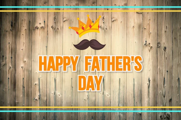 Happy Fathers Day Fathers Day Background Design Fathers Day Greeting — Stock Photo, Image