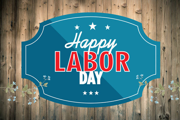  Happy labor day card or banner