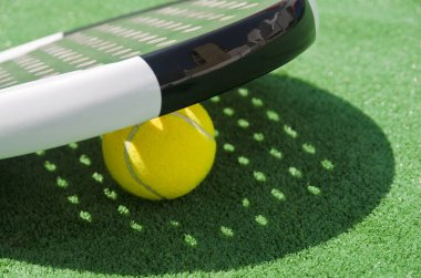 Raket tenis gölge, natürmort nesneleri spor