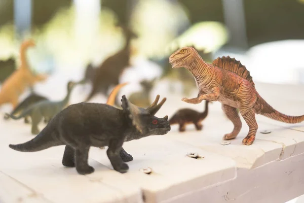toy dinosaurs, close up image