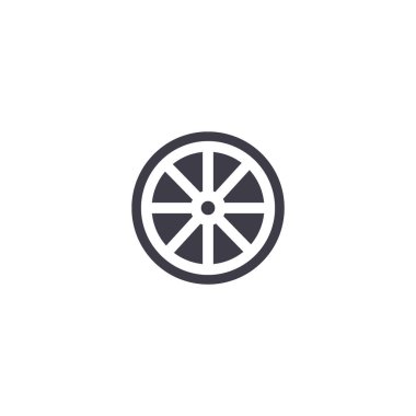 minimalist vektör simge dilimlenmiş limon