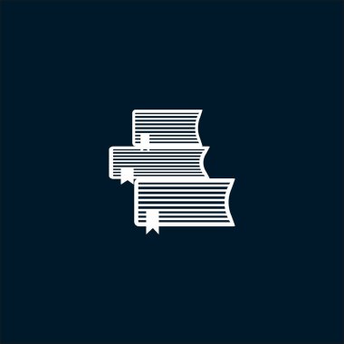 Renkli kitaplar vektör çizim