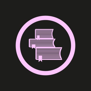 Renkli kitaplar vektör çizim