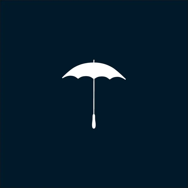 Vektor Illustration Ikonen Öppna Paraply — Stock vektor