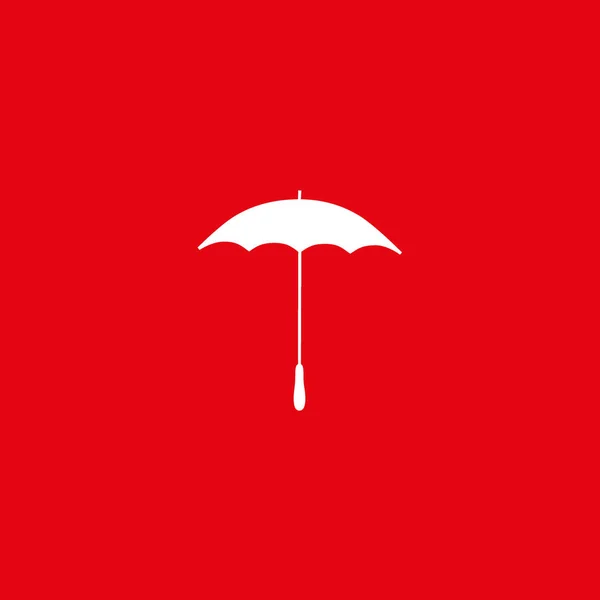Vektoros Illusztráció Ikon Nyitott Esernyő — Stock Vector