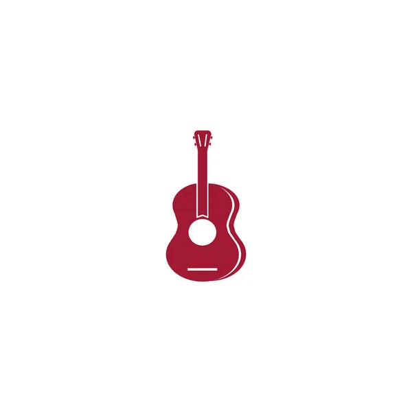 Ícone Web Guitarra Ilustração Vetorial — Vetor de Stock