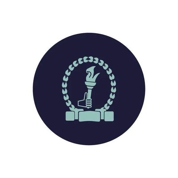 Олимпийский Логотип Вектор Иллюстрация Спортивная Концепция — стоковый вектор