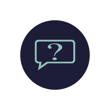 Soru işareti eğrisi simgesi logo şablonu