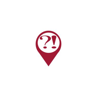 Soru ve ünlem işareti vektör çizim