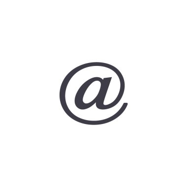 basit minimalisitc vektör simgesi simgesi