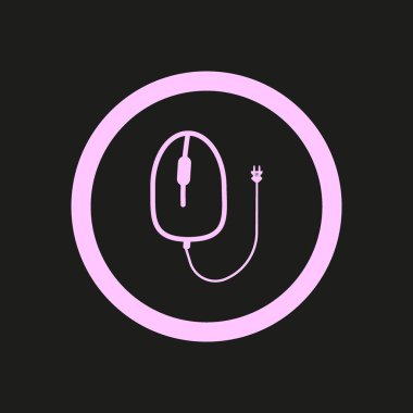 bilgisayar fare düz kutsal kişilerin resmi, vektör, illüstrasyon