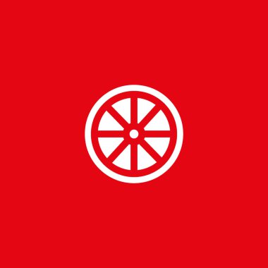 minimalist vektör simge dilimlenmiş limon