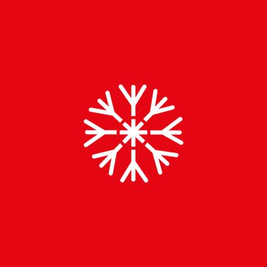 Renkli kar tanesi vektör çizim