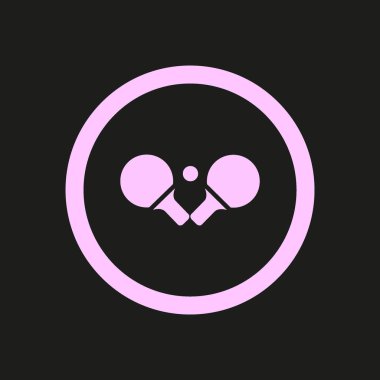 Raketleri ve tenis oynamak için topu illüstrasyon vektör