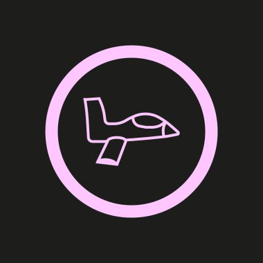 Oryantal uçak logo şablonu