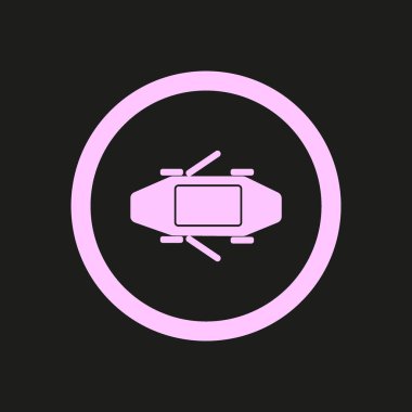 Renkli modern araba vektör çizim