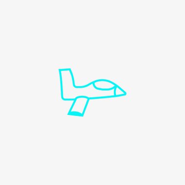 Oryantal uçak logo şablonu