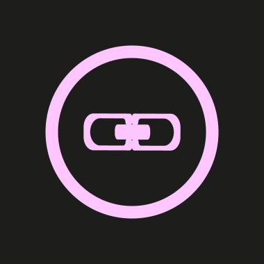 Internet bağlantı zinciri vektör simgesi