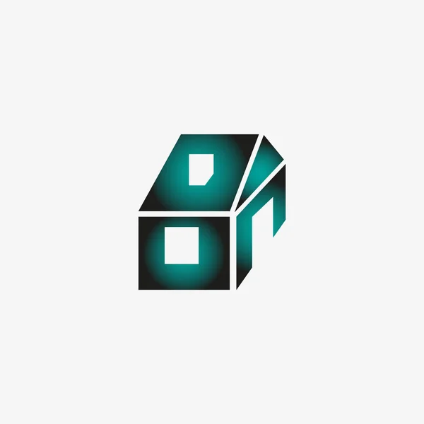 Huis Plat Pictogram Vector Illustratie — Stockvector