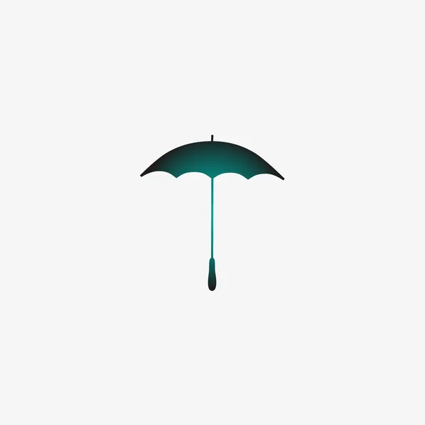 開いている傘のベクトル イラスト アイコン — ストックベクタ