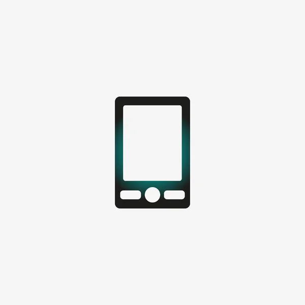 Smartphone Icono Plano Ilustración Vectorial — Vector de stock