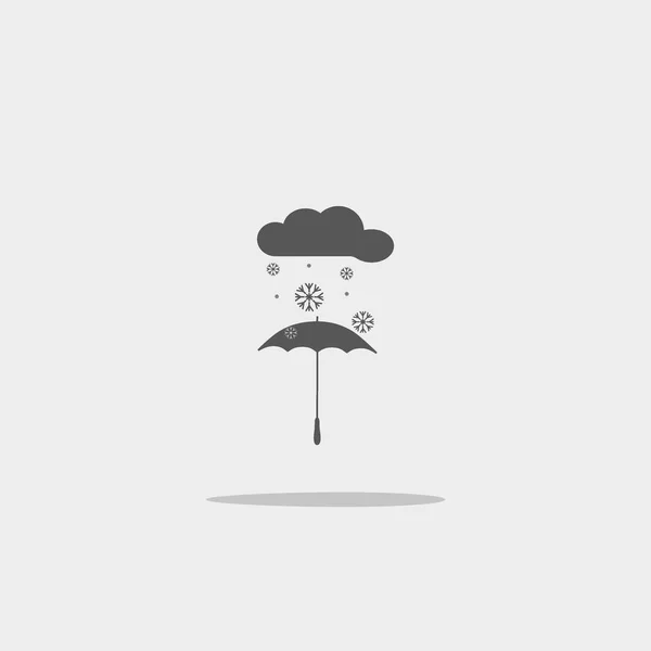 Illustration Vectorielle Parapluie Coloré — Image vectorielle