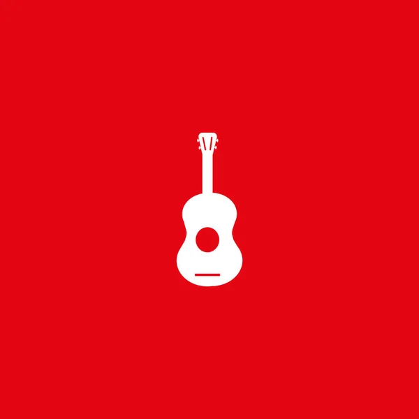 Ícone Web Guitarra Ilustração Vetorial — Vetor de Stock