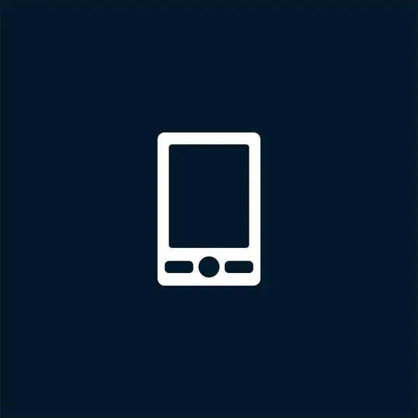 Icône Plate Smartphone Illustration Vectorielle — Image vectorielle