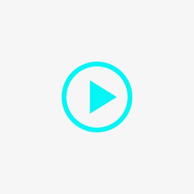 Oyun medya kontrol butonu, vektör, illüstrasyon