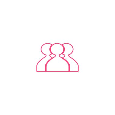 ekip çalışması düz simgesi, vektör çizim  