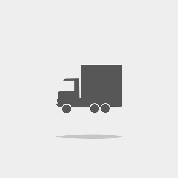 Enorme Levering Vrachtwagen Vectorillustratie — Stockvector