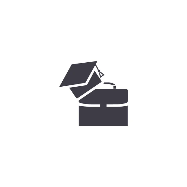 Bekarlığa veda kap Logo şablonu ile modern bavul