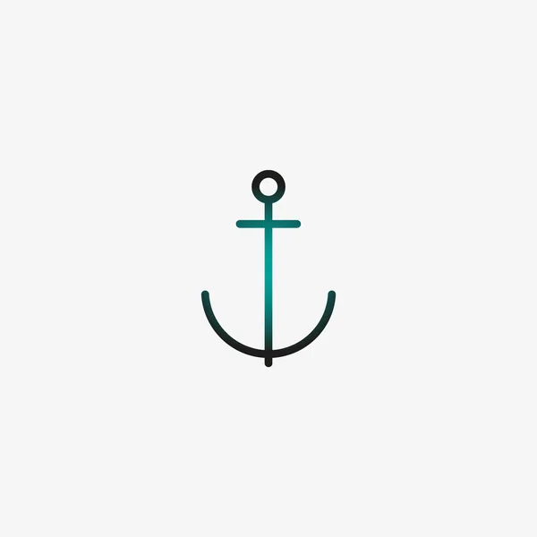 Anchor 아이콘 Vector Illustration — 스톡 벡터