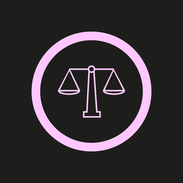 Леді Справедливість Лібра Векторні Ілюстрації — стоковий вектор