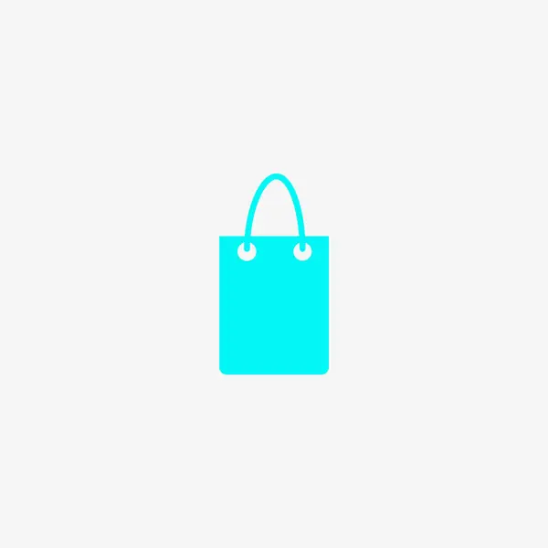 Icona Vettoriale Minimalista Della Shopping Bag — Vettoriale Stock