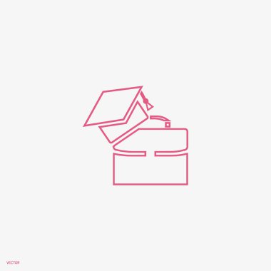 Bekarlığa veda kap Logo şablonu ile modern bavul