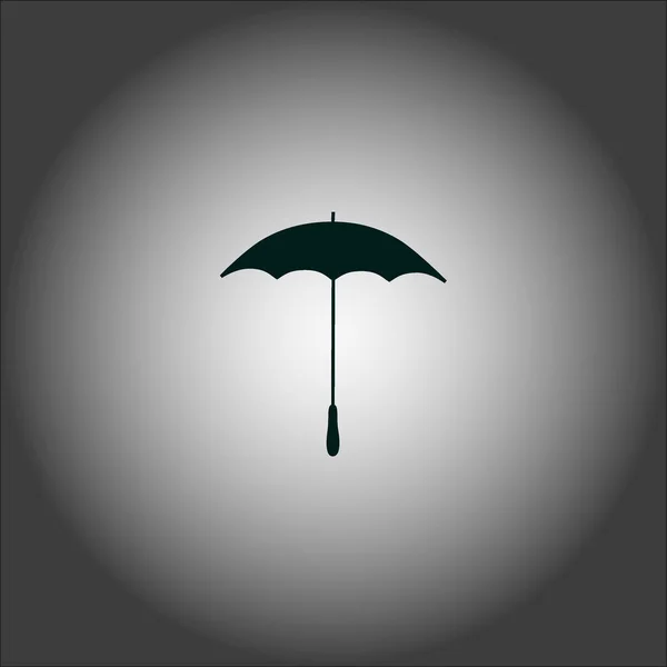 Icône Illustration Vectorielle Parapluie Ouvert — Image vectorielle