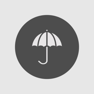 vektör çizim simgesini açık şemsiye