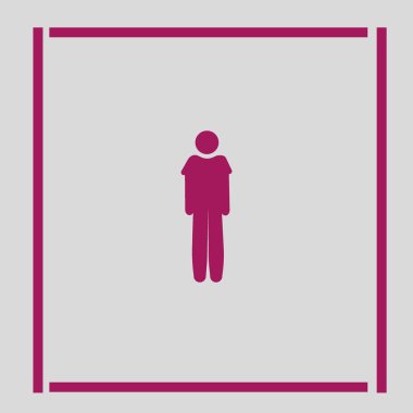 Çocuk web simgesi, vektör çizim 