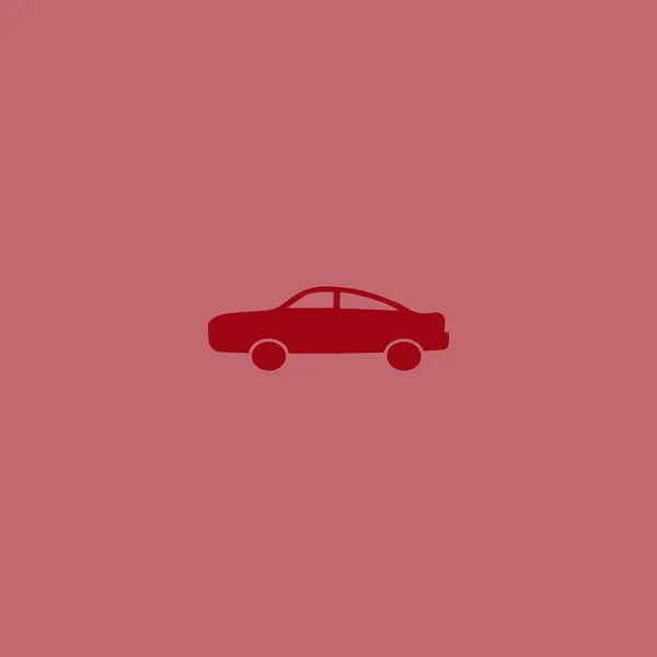 Minimalistický Vektorové Ikony Osobního Automobilu — Stockový vektor