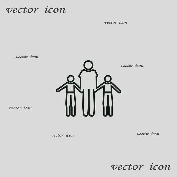 Иконка Предпринимателя Векторная Иллюстрация — стоковый вектор
