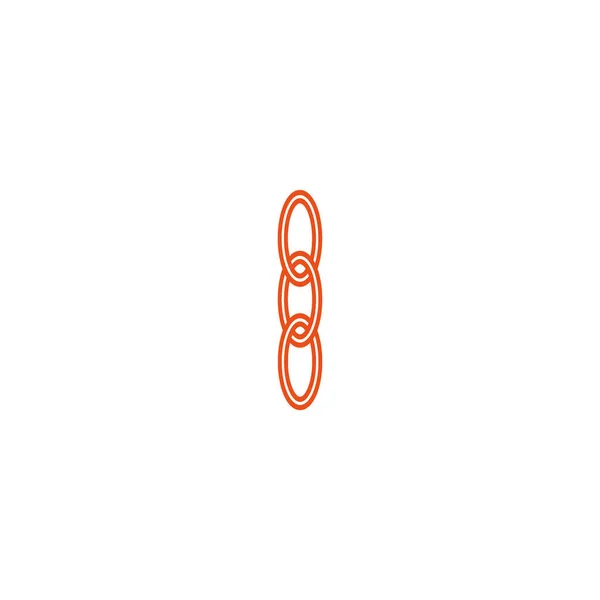 Мінімалістична Ікона Ланцюжків Векторна Ілюстрація — стоковий вектор