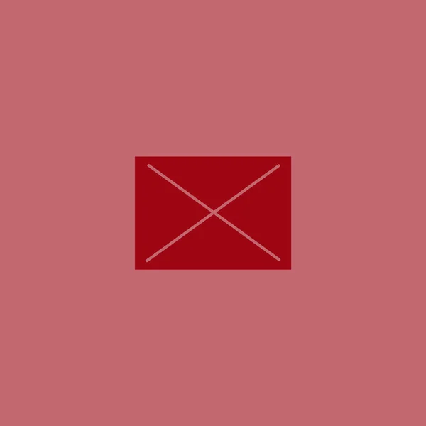 Icône Vectorielle Minimaliste Enveloppe Lettre — Image vectorielle