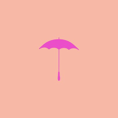 vektör çizim simgesini açık şemsiye