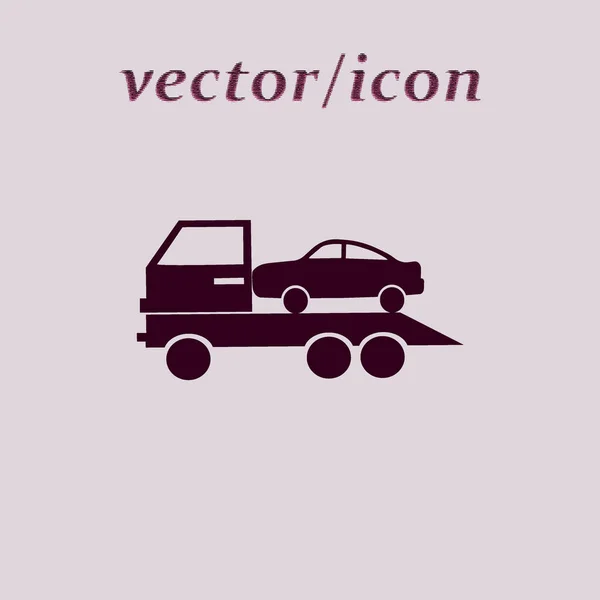 Icono Minimalista Evacuador Ilustración Vectorial — Vector de stock